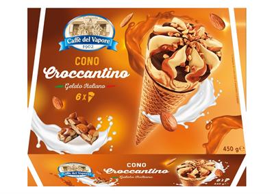 6 CONO CROCCANTINO 450GX6 CAFFE' DEL VAPORE