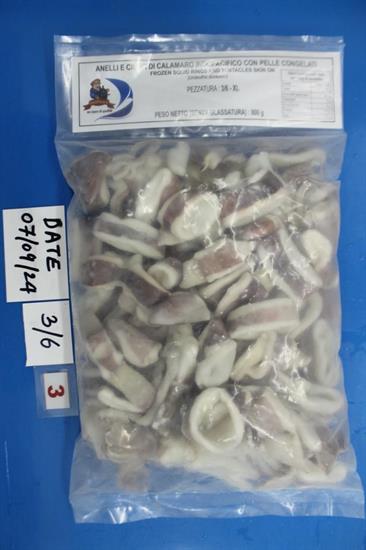 CALAMARI ANELLI E CIUFFI 10X1KG(800G) - GLASS.20% XL(3/6)