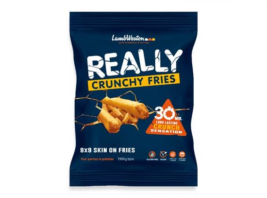 LW REALLY CRUNCHY 9X9 SKIN ON 4X2,5KG - Patate Stick 9/9 c/buccia
