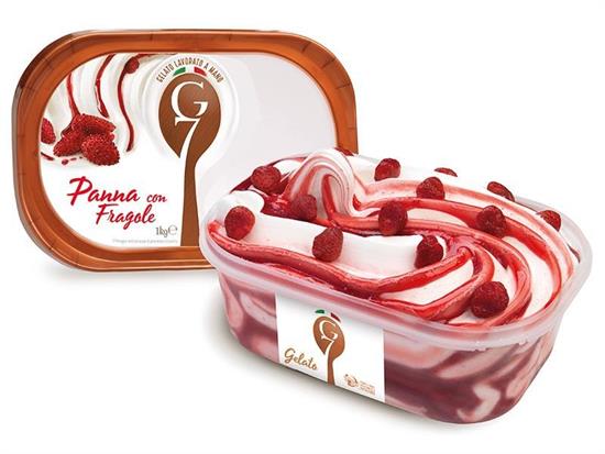 G7 VASC. PANNA CON FRAGOLE 1KGX4PZ