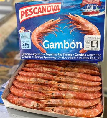 GAMBERI ARGENTINI L1 BORDO 10/20 2KGX6PZ PESCANOVA