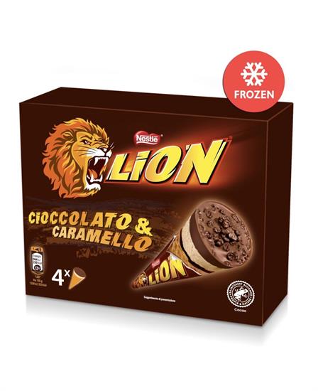 4 CONO LION AL CARAMELLO 288GX6PZ
