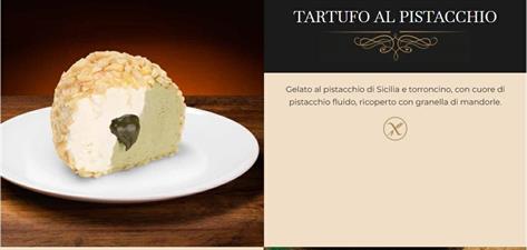 TARTUFO AL PISTACCHIO PZ16X130G