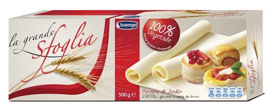 PASTA SFOGLIA 2 ROTOLI 500X12 SOAVEGEL