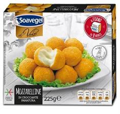 MOZZARELLINE PANATE 225GX10PZ SOAVEGEL AL VOLO