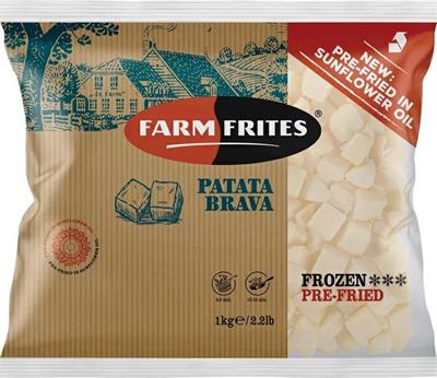 FARM FRITES® PATATA BRAVA 1KGX12PZ - (patata a cubettoni)