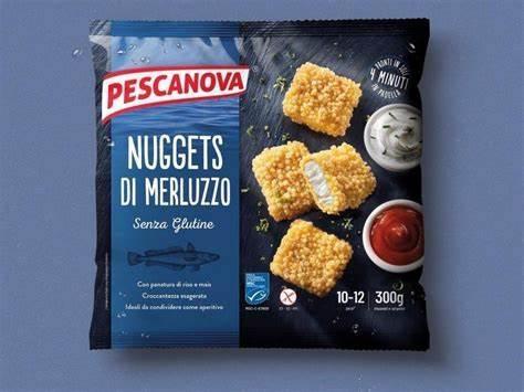 NUGGETS DI MERLUZZO 300GX10 PESCANOVA - SENZA GLUTINE