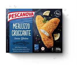 FILETTO DI MERLUZZO CROCCANTE XL 250GX10 PESCANOVA - SENZA GLUTINE