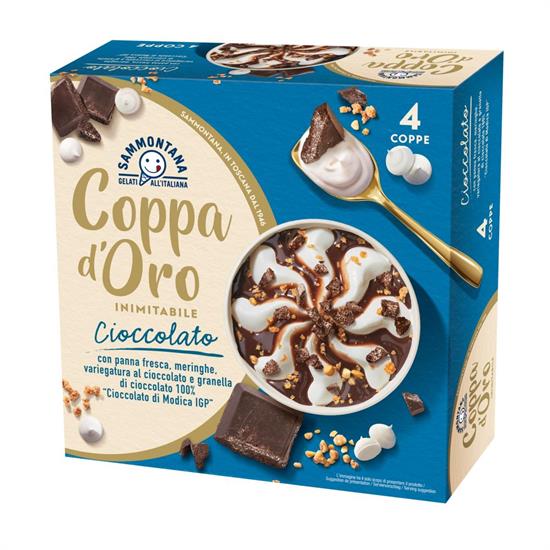 4 COPPA D'ORO CIOCCOLATO DI MODICA 360GX8PZ SAMMONTANA