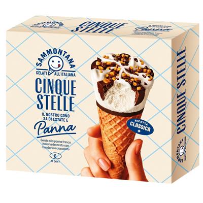 6 CONO 5 STELLE PANNA 450GX6PZ SAMMONTANA