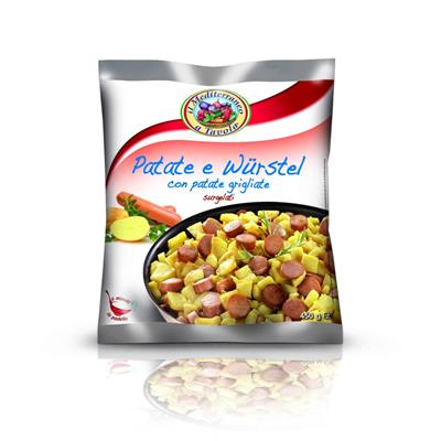 PATATE E WURSTEL 450GX12 - IL MEDITERRANEO A TAVOLA