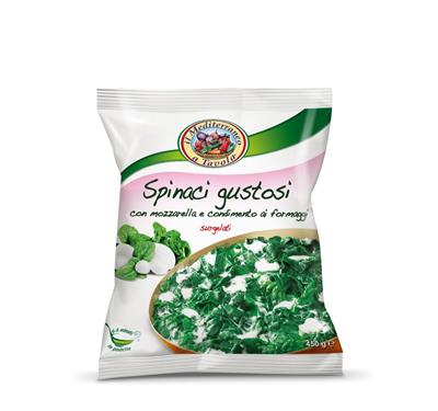 SPINACI GUSTOSI MOZZ./FORMAG. 450GX12PZ - IL MEDITERRANEO A TAVOLA