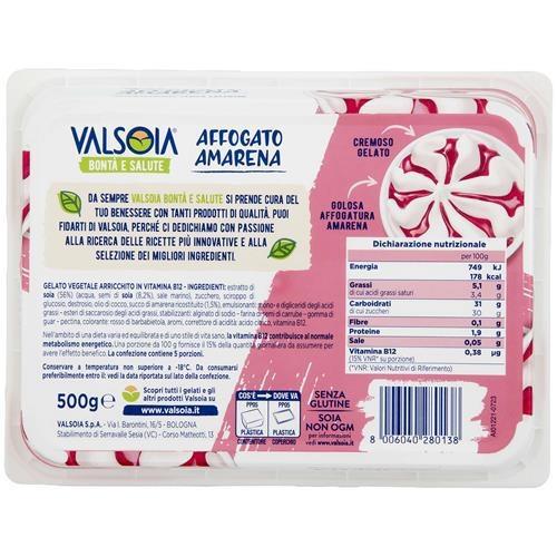 VALSOIA GELATO BIANCO/AMARENA 500GRX6PZ