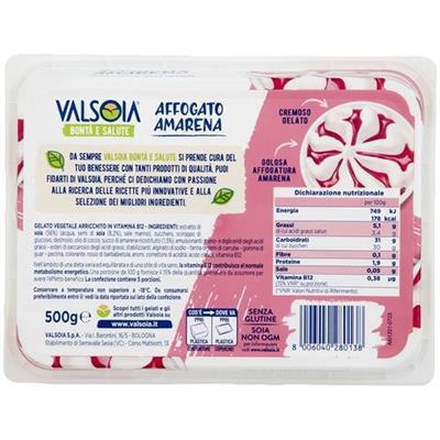 VALSOIA GELATO BIANCO/AMARENA 500GRX6PZ