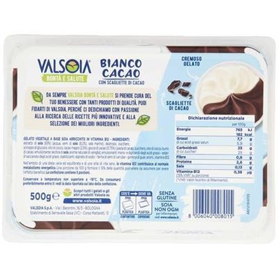 VALSOIA GELATO BIANCO/CACO 500GRX6PZ