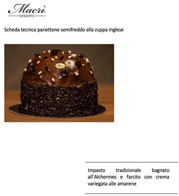 PANETTONE SEMIFREDDO ALLA ZUPPA INGLESE 1400G