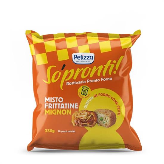 MIX FRITTATINE MIGNON 30GR(5CLASSICHE 5RAGU') 300GX18 PELIZZA