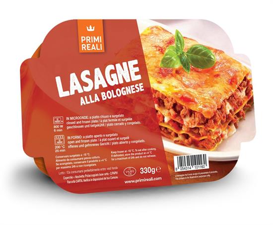 LASAGNE ALLA BOLOGNESE 330GX4PZ PRIMI REALI