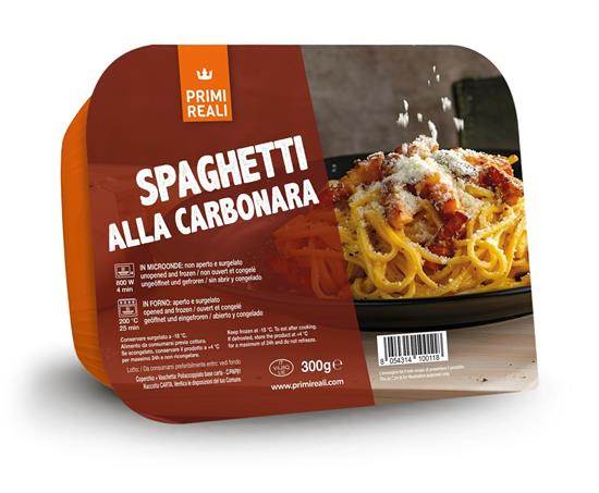 SPAGHETTI ALA CARBONARA 300GX4PZ PRIMI REALI