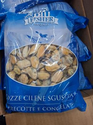 COZZE SGUSCIATE 200/300 1KG(900G)X5 - GLASS.10% CILE