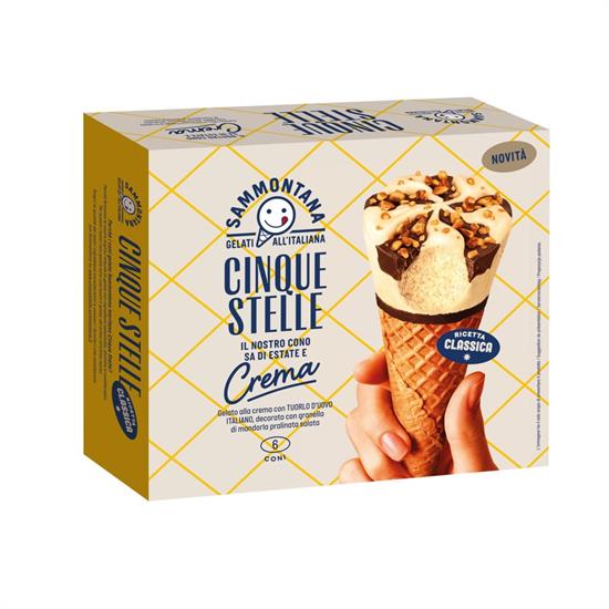 6 CONO 5 STELLE CREMA 450GX6PZ SAMMONTANA