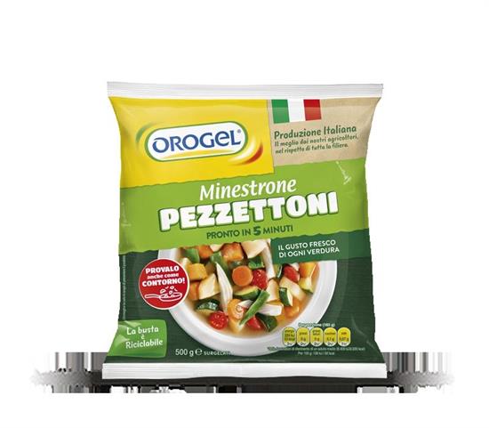 MINESTRONE PEZZETTONI 500GX12PZ OROGEL RETAIL N.A.