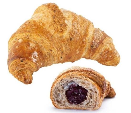 CORNETTO CURVO MULTICEREALI FRUTTI DI BOSCO 80GX52PZ