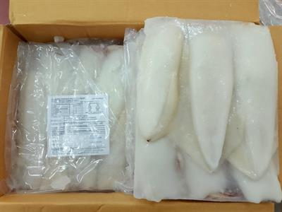 CALAMARI U5 PULITI SEAHORSE IQF 6X1,75KG(1,4KG) - GLASS.20% THAILANDIA