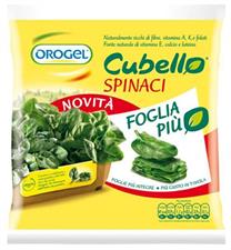 SPINACI CUBELLO FOGLIA+ 450GX8PZ OROGEL RETAIL N.A.
