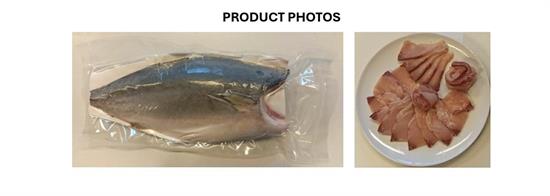 RICCIOLA FILETTO C/P S.VUOTO KG__ 2PZ/CT- SASHIMI 1,3KG/2,2KG ok crudo