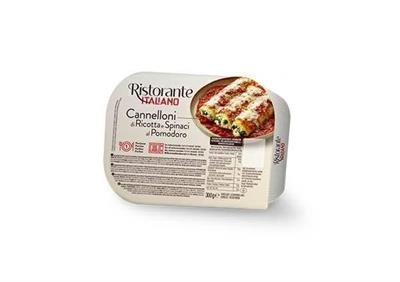 CANNELLONI RICOTTA E SPINACI AL POMODORO 6PZX300G GELIT