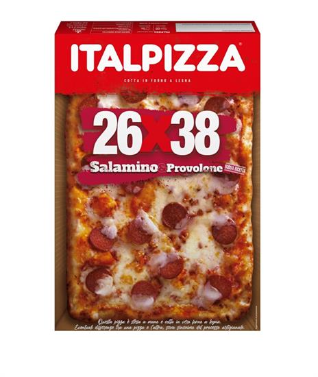 PIZZA SALAMINO/PROVOLONE 26X38 8PZX570G ITALPIZZA