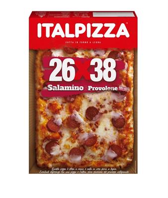 PIZZA SALAMINO/PROVOLONE 26X38 8PZX570G ITALPIZZA