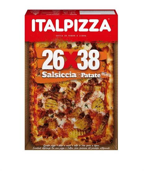PIZZA SALSICCIA/PATATE 26X38 8PZX570G ITALPIZZA