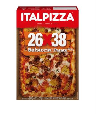 PIZZA SALSICCIA/PATATE 26X38 8PZX570G ITALPIZZA