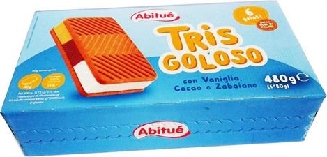 *E* 6 MAXIBISCOTTO TRIGUSTO ABITUE' 480GX6
