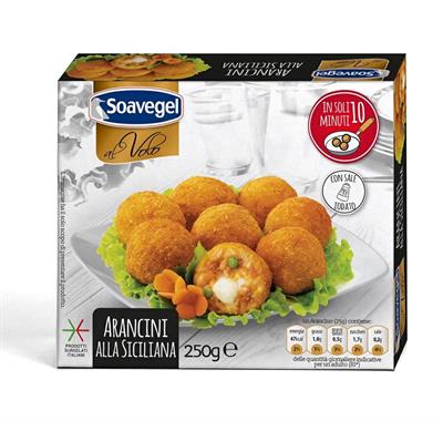 ARANCINI ALLA SICILIANA 250GX10PZ SOAVEGEL AL VOLO