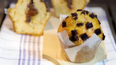 CHOCOLATE CHIPS MUFFINS 15PZX95G - MUFFIN GOCCE DI CIOCCOLATO
