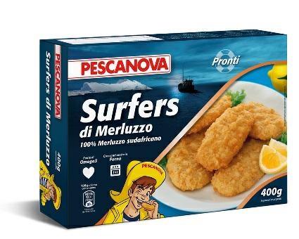 SURFERS DI MERLUZZO 400GRX10 PESCANOVA