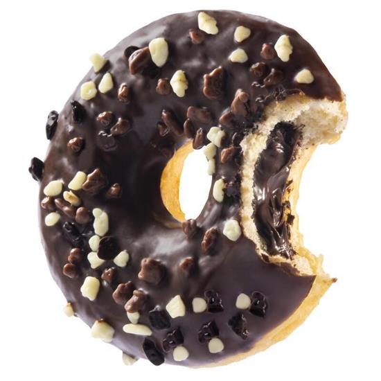DONUT TRIPLE CHOCOLATE FARCITO 36PZX70G VANDEMOORTELE