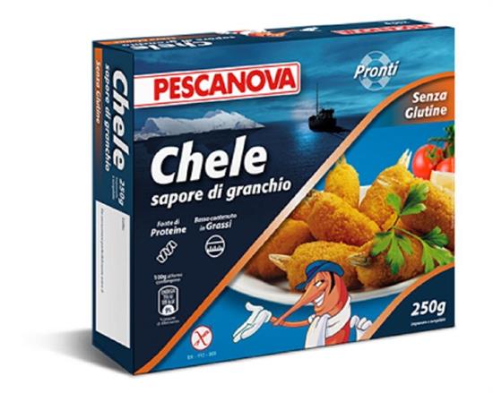 CHELE DI GRANCHIO S/GLUT. 250X12 PESCANOVA