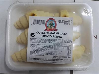 CORNETTI MARMELLATA P.F. 6X10PZ FDT 85GR